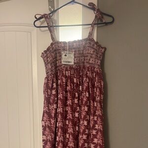 Kate Quinn womens spaghetti tie winnie convertable dress
roo floral fern - XS